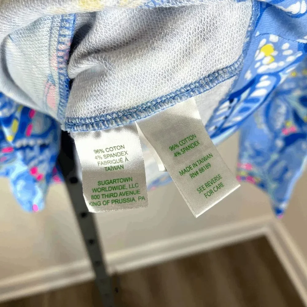NWT Women's Lilly Pulitzer Tops Lilly Pulitzer Skipper Popover Size Small UPF 50 - Picture 7 of 7